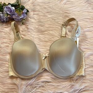 NWT Chantelle C Memory Foam T Shirt Bra in Skin sz 32DDD